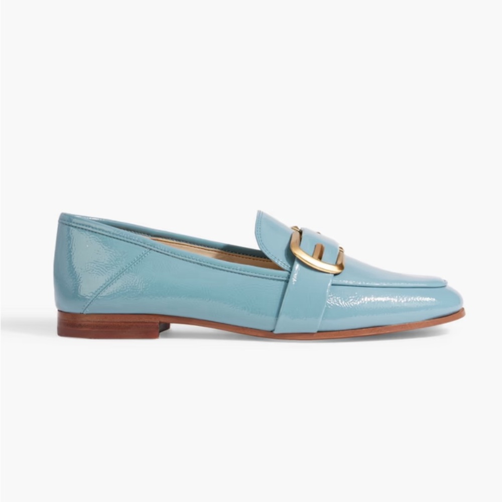SAM EDELMAN Leonie Buckle Faux Patent Leather Loafers - Women’s Size 6 - New - Picture 2 of 10